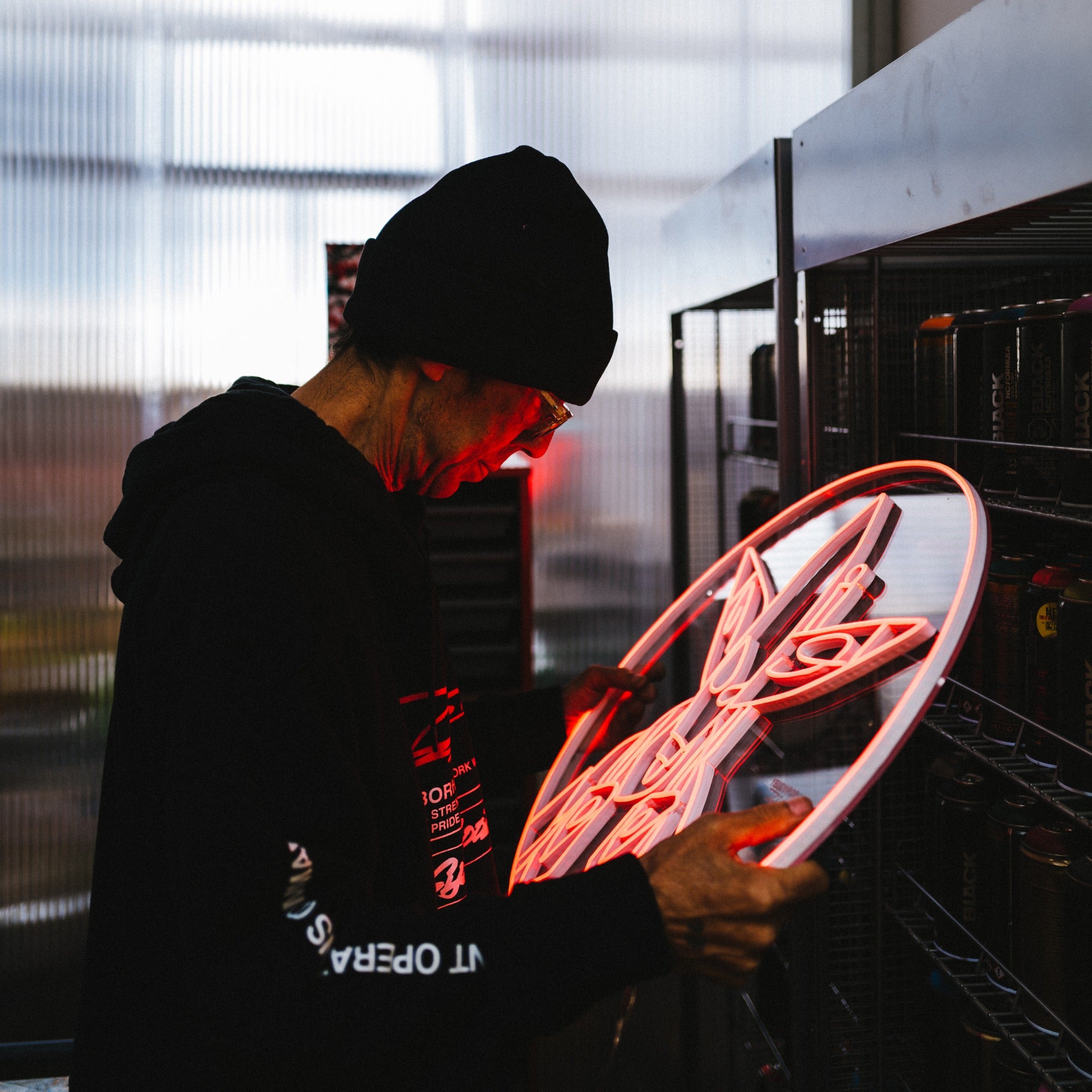 Tondo by Futura - Signe en néon LED
